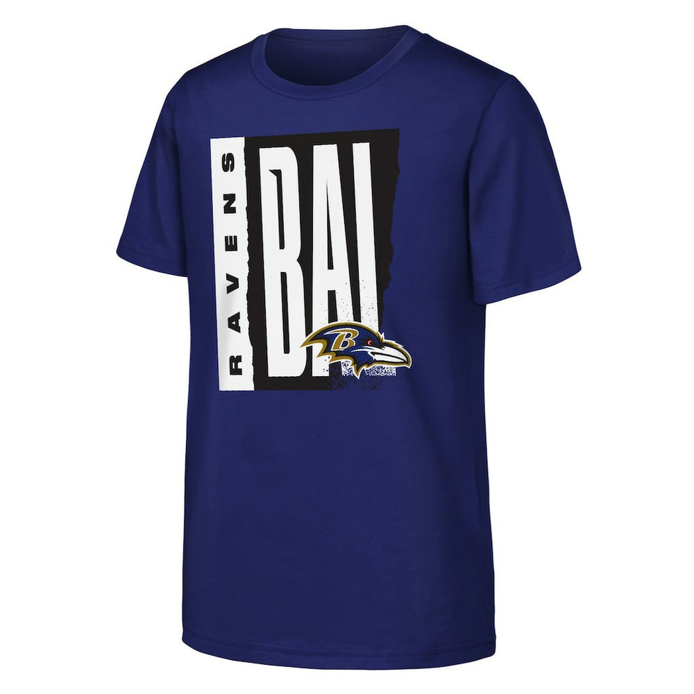 Baltimore Ravens Outerstuff Youth Tear It Up T-Shirt - Purple T-shirts