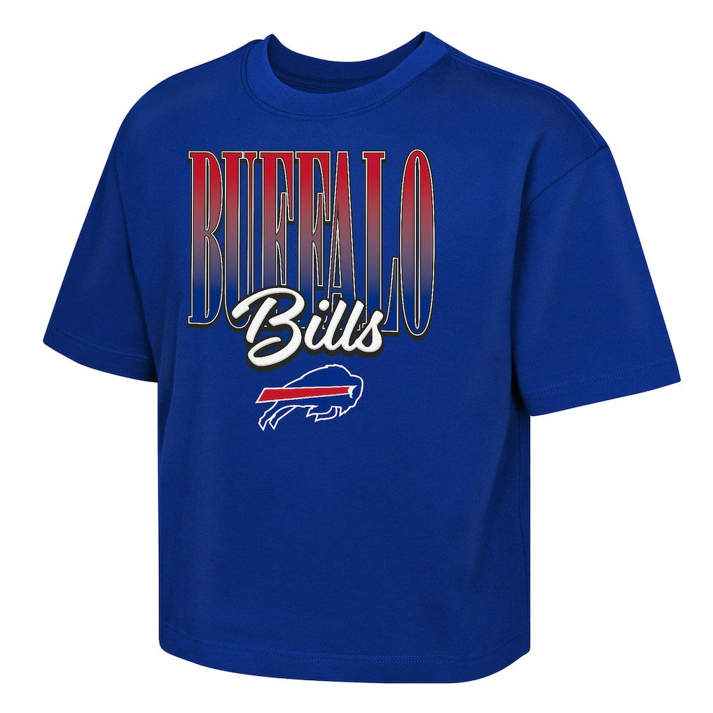 Buffalo Bills Outerstuff Girls Youth Big City Boxy T-Shirt - Royal T-shirts