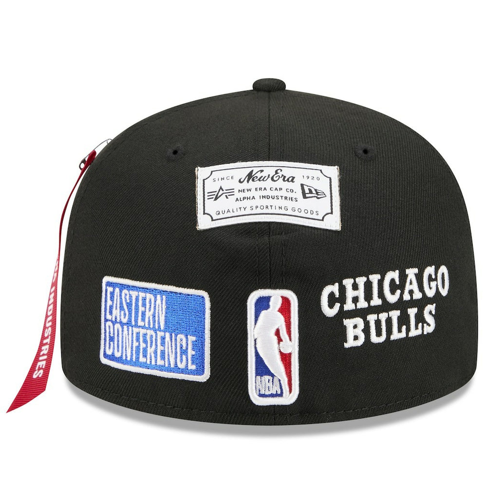 Chicago Bulls x Alpha Industries 59FIFTY Fitted Hat Black - New Era