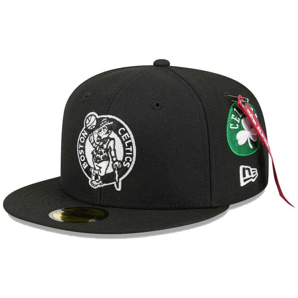 Boston Celtics x Alpha Industries 59FIFTY Fitted Hat Black - New Era