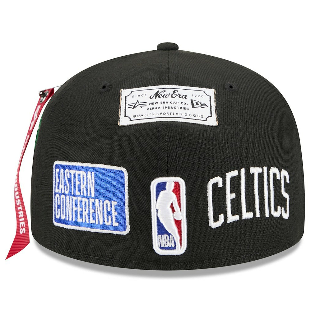 Boston Celtics x Alpha Industries 59FIFTY Fitted Hat Black - New Era