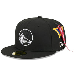 Golden State Warriors x Alpha Industries 59FIFTY Fitted Hat Black - New Era