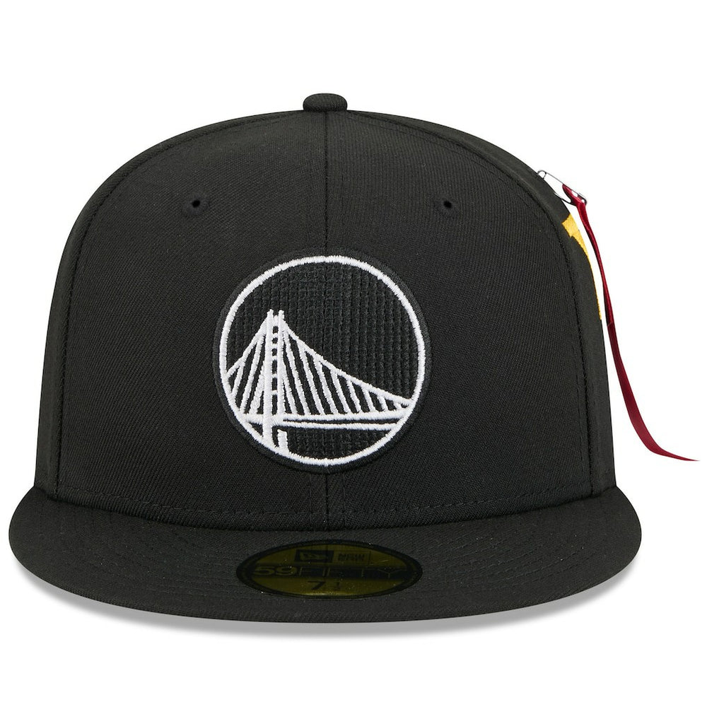 Golden State Warriors x Alpha Industries 59FIFTY Fitted Hat Black - New Era