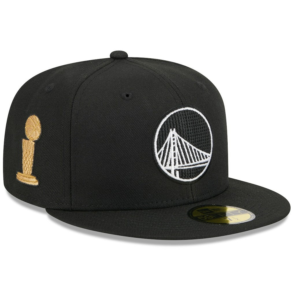 Golden State Warriors x Alpha Industries 59FIFTY Fitted Hat Black - New Era