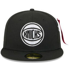 New York Knicks x Alpha Industries 59FIFTY Fitted Hat Black - New Era