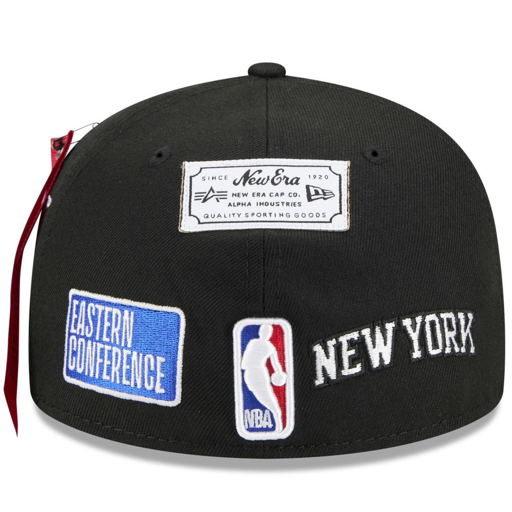 New York Knicks x Alpha Industries 59FIFTY Fitted Hat Black - New Era