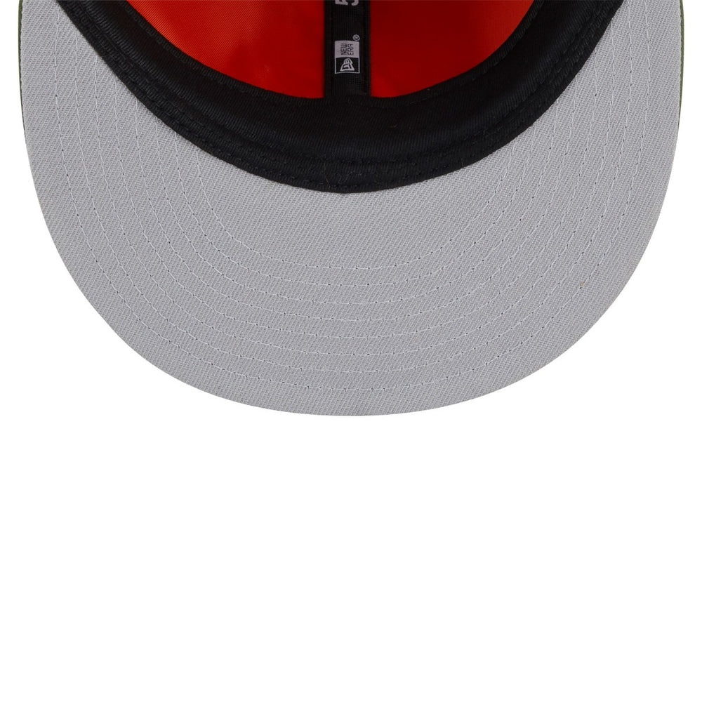 Los Angeles Lakers x Alpha Industries Dog Ear 59FIFTY Fitted Hat Olive - New Era