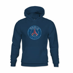 Paris Saint-Germain 1863FC Youth Color Badge Fleece Pullover Hoodie Navy