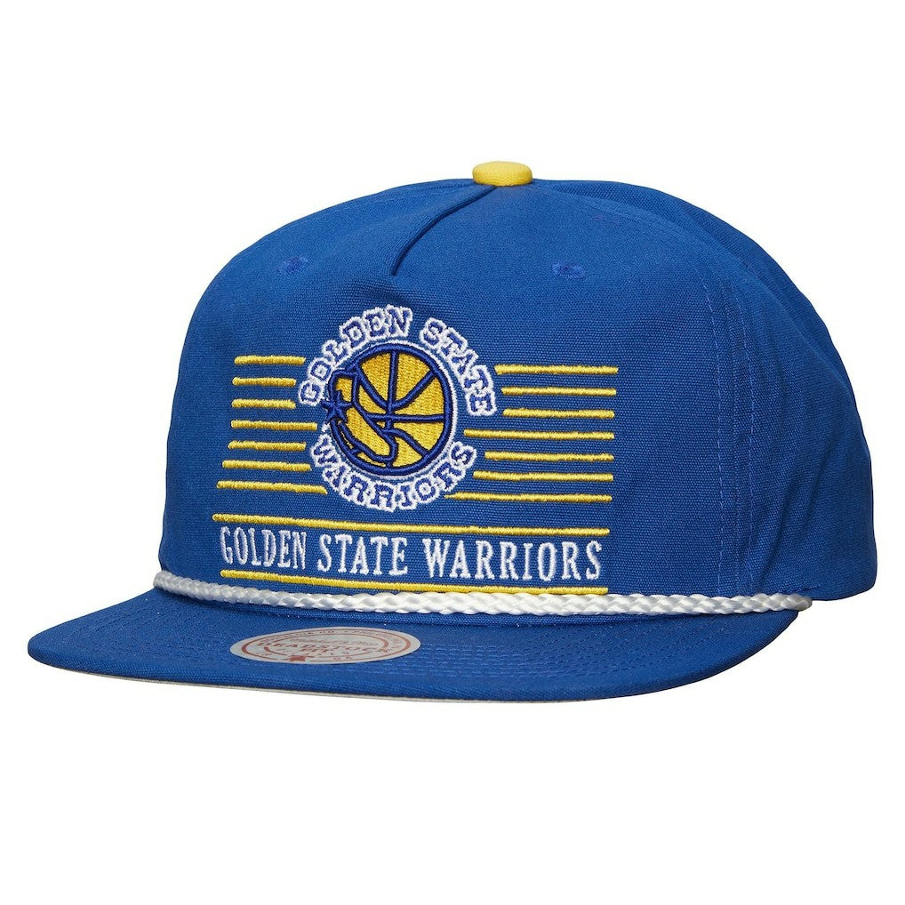 Golden State Warriors Ascend Deadstock Snapback Hat Royal - Mitchell & Ness