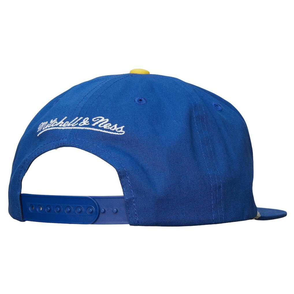 Golden State Warriors Ascend Deadstock Snapback Hat Royal - Mitchell & Ness