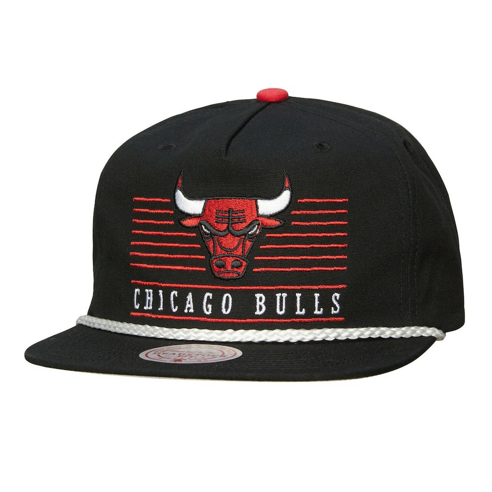 Chicago Bulls Ascend Deadstock Snapback Hat Black - Mitchell & Ness