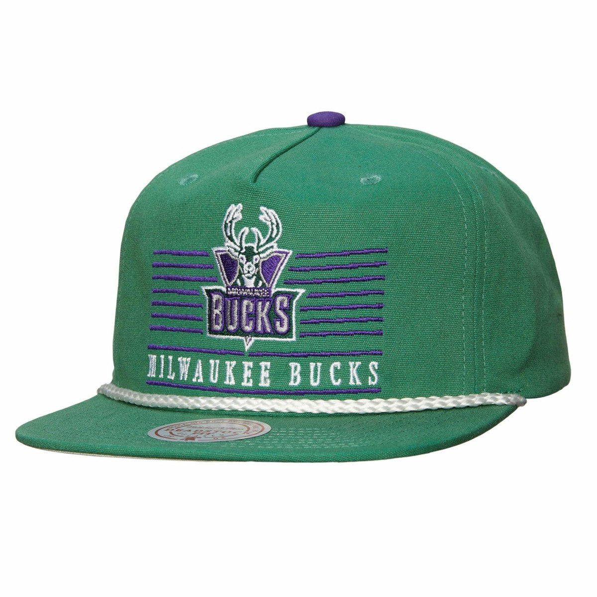 Milwaukee Bucks Ascend Deadstock Snapback Hat Green - Mitchell & Ness