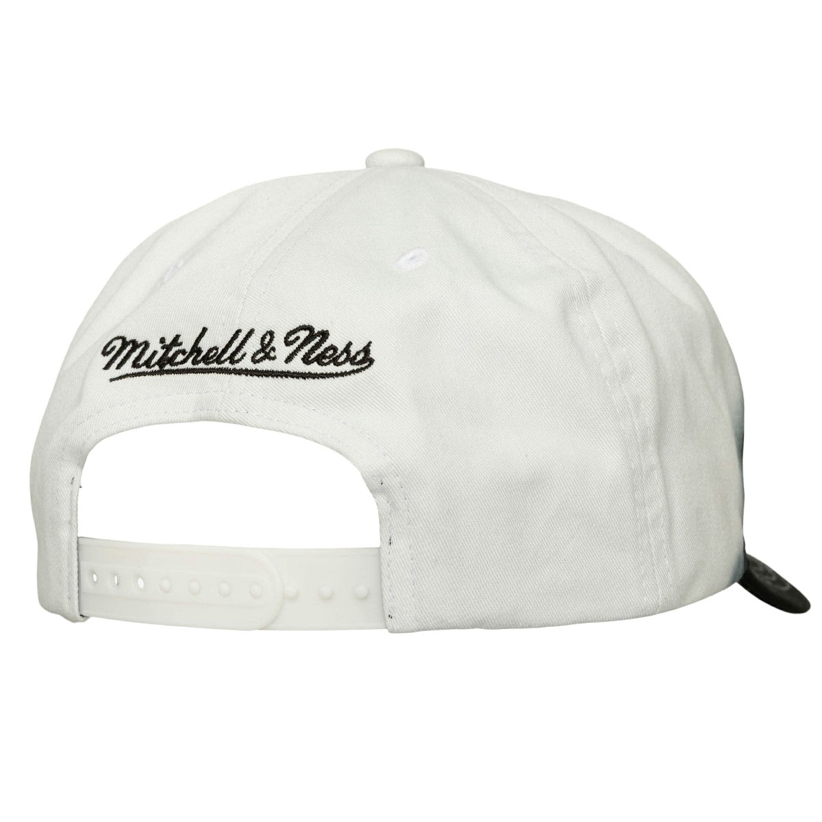 Miami Heat Dip Dye Pro Crown Adjustable Hat Black/White - Mitchell & Ness
