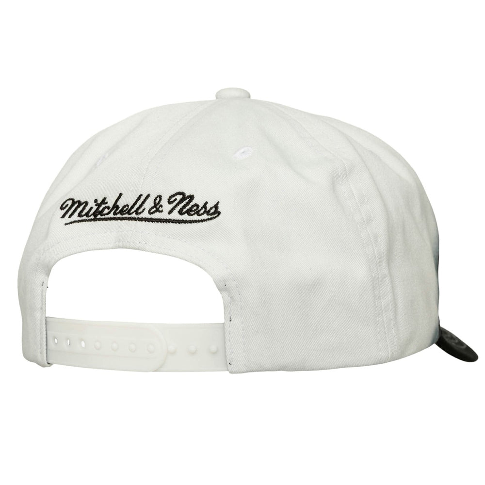 Miami Heat Dip Dye Pro Crown Adjustable Hat Black/White - Mitchell & Ness