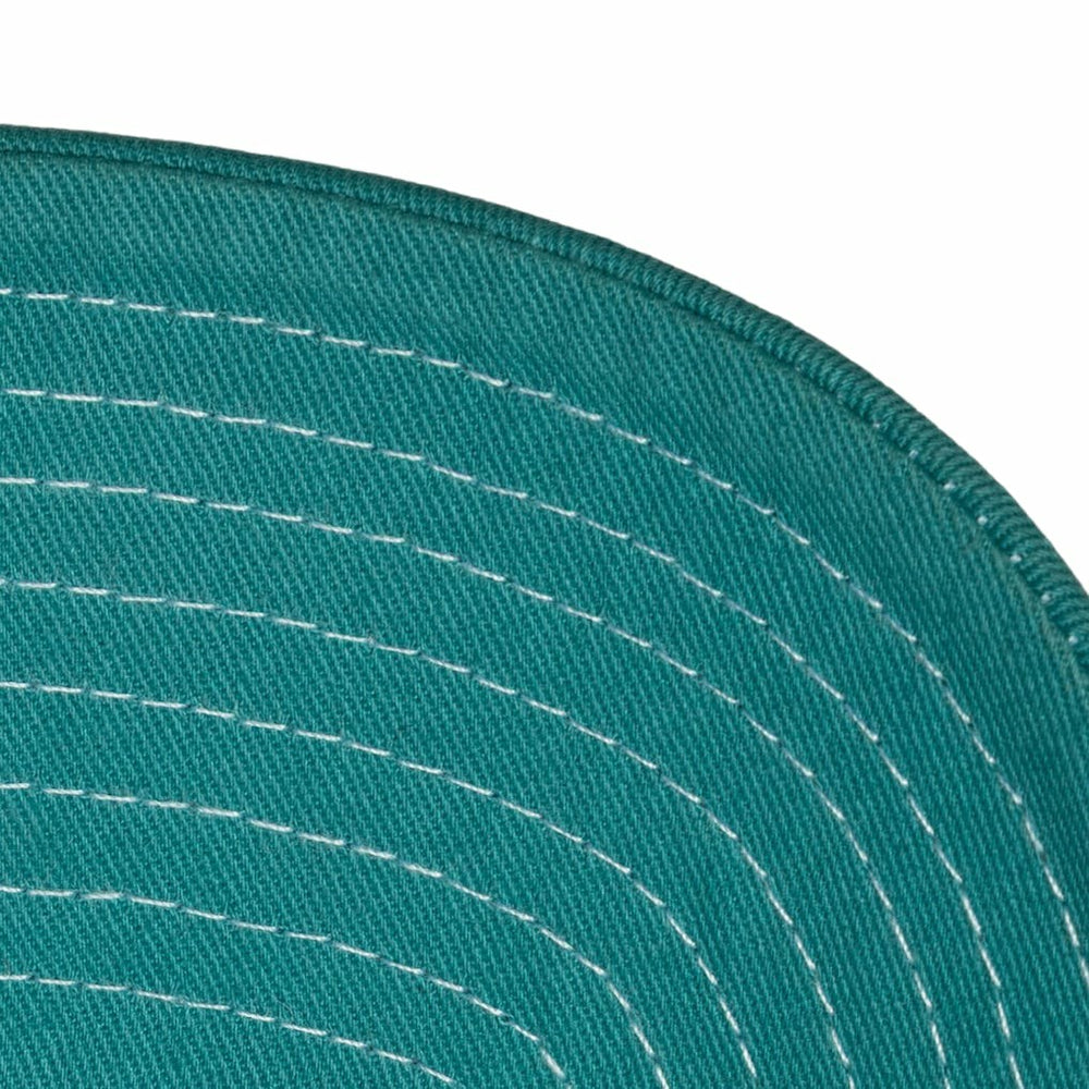 Charlotte Hornets Dip Dye Pro Crown Adjustable Hat Teal/White - Mitchell & Ness