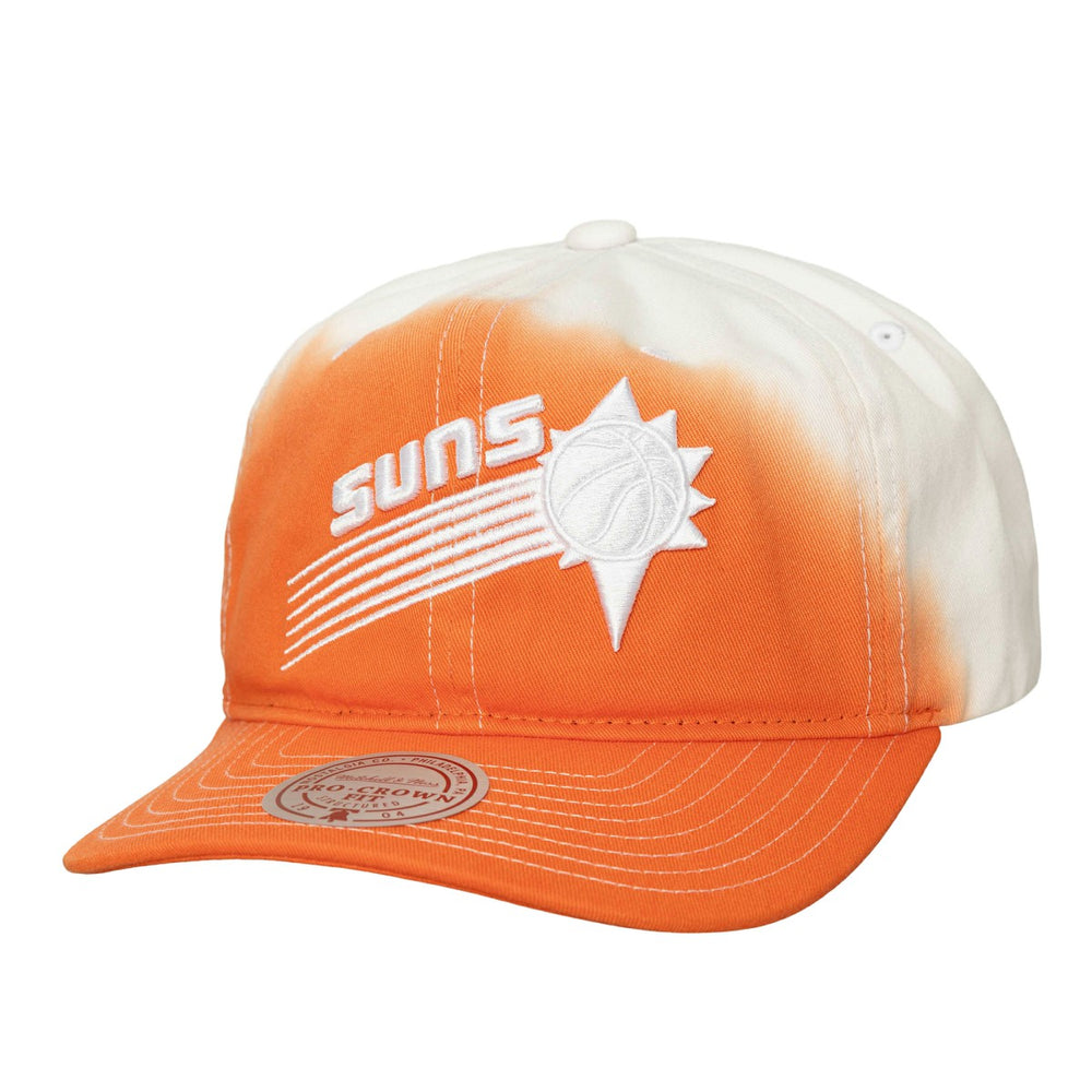 Phoenix Suns Dip Dye Pro Crown Adjustable Hat Orange/White - Mitchell & Ness