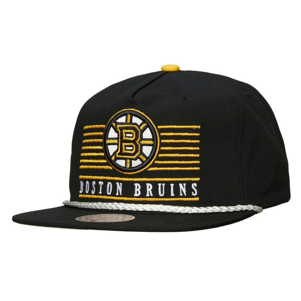 Boston Bruins Mitchell & Ness Ascend Deadstock Snapback Hat - Black | US 202545021
