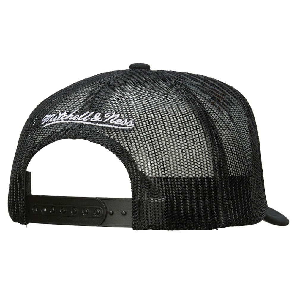 Philadelphia Flyers Mitchell & Ness Gridlock Trucker Adjustable Hat - White/Black | US 202545038