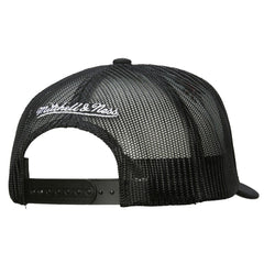 Vegas Golden Knights Mitchell & Ness Gridlock Trucker Adjustable Hat - White/Black | US 202545044