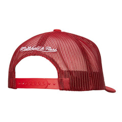 Detroit Red Wings Mitchell & Ness Gridlock Trucker Adjustable Hat - White/Red | US 202545049