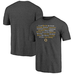 Boston Bruins Shoot to Score Tri-Blend T-Shirt - Charcoal | US 202545411