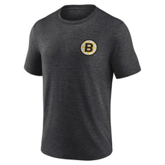 Boston Bruins Earnest Will Tri-Blend T-Shirt - Charcoal | US 202545412