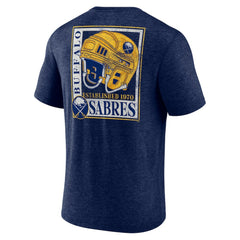 Buffalo Sabres Earnest Will Tri-Blend T-Shirt - Navy | US 202545415