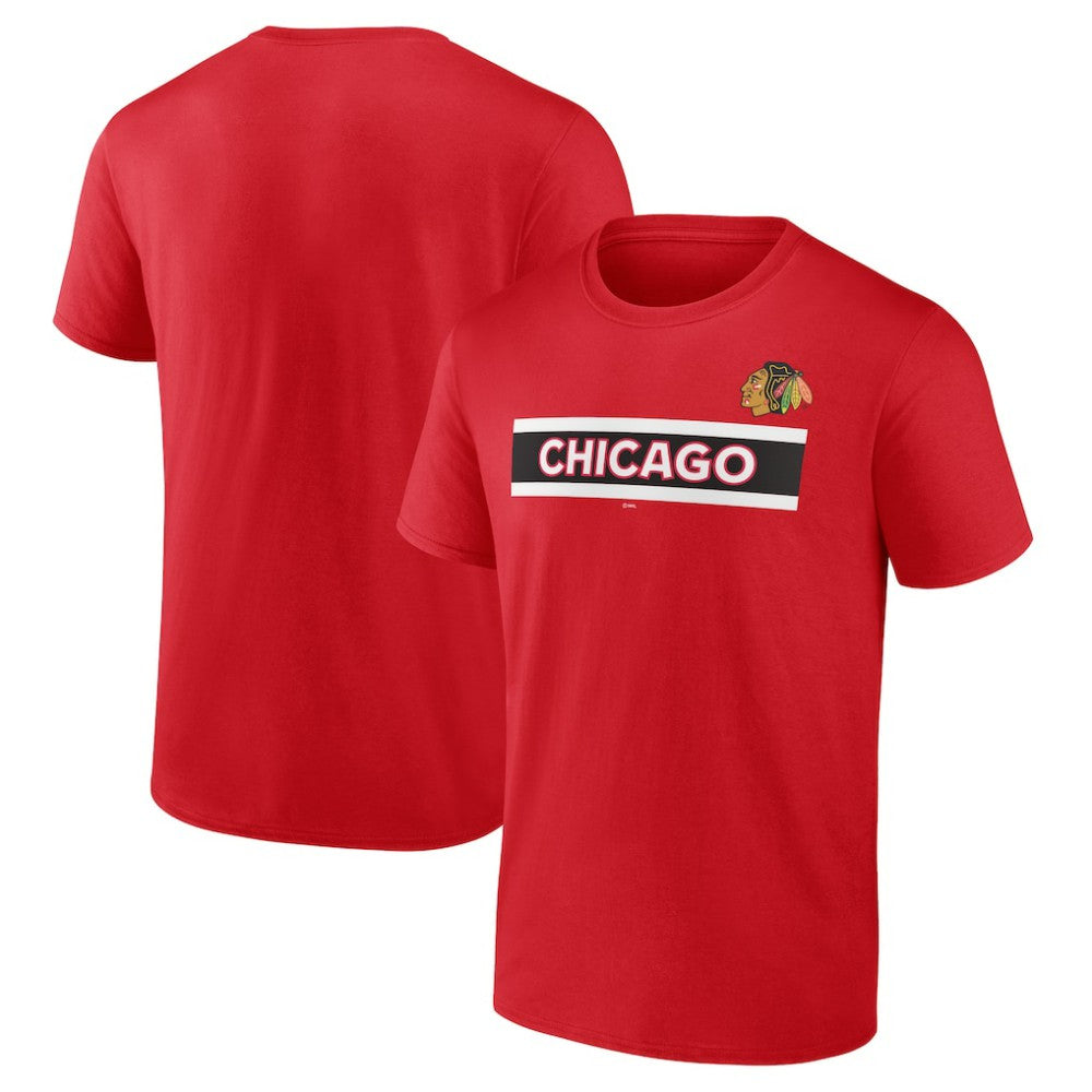 Chicago Blackhawks Jersey Inspired T-Shirt - Red | US 202545442