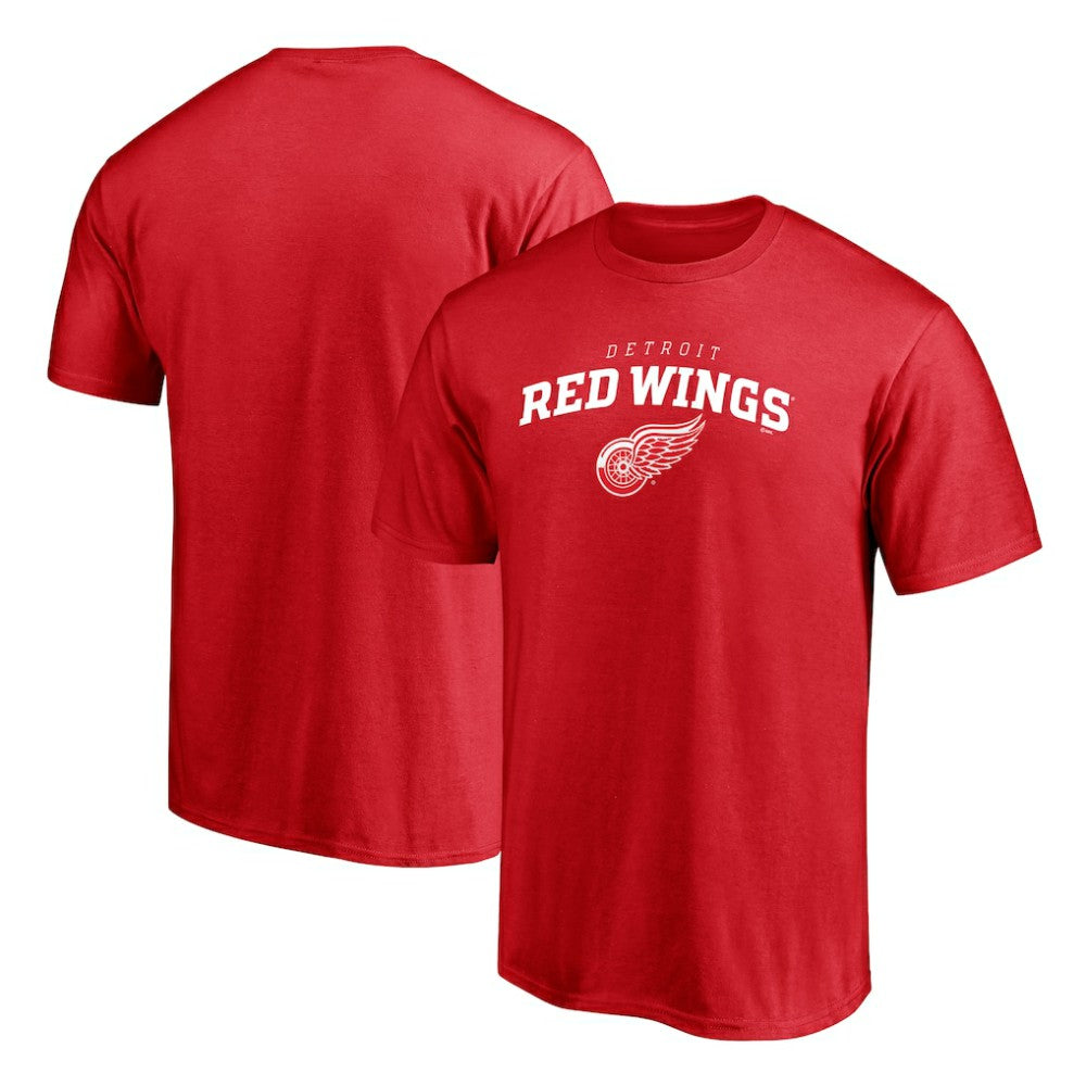 Detroit Red Wings Team Lock Up T-Shirt - Red | US 202545461