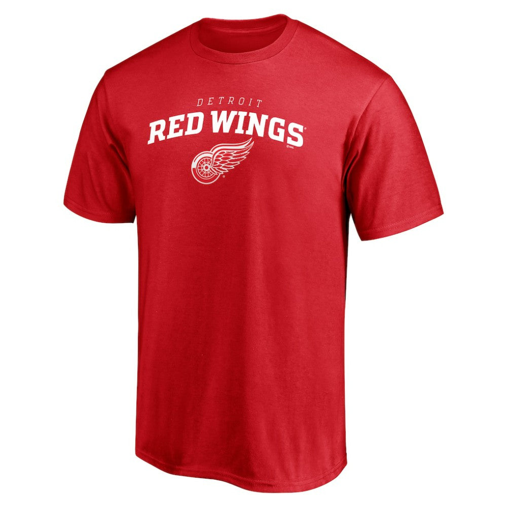 Detroit Red Wings Team Lock Up T-Shirt - Red | US 202545461