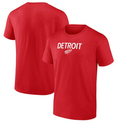 Detroit Red Wings Primary Logo T-Shirt - Red | US 202545462
