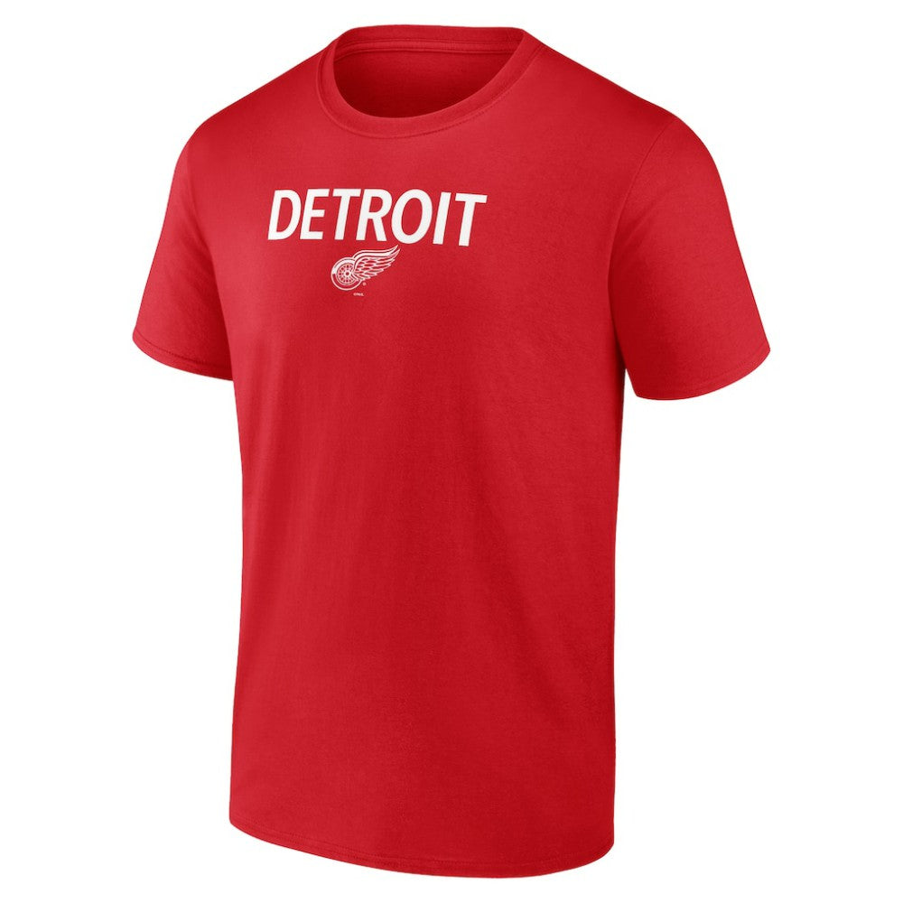Detroit Red Wings Primary Logo T-Shirt - Red | US 202545462