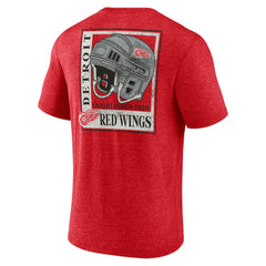 Detroit Red Wings Earnest Will Tri-Blend T-Shirt - Red | US 202545467