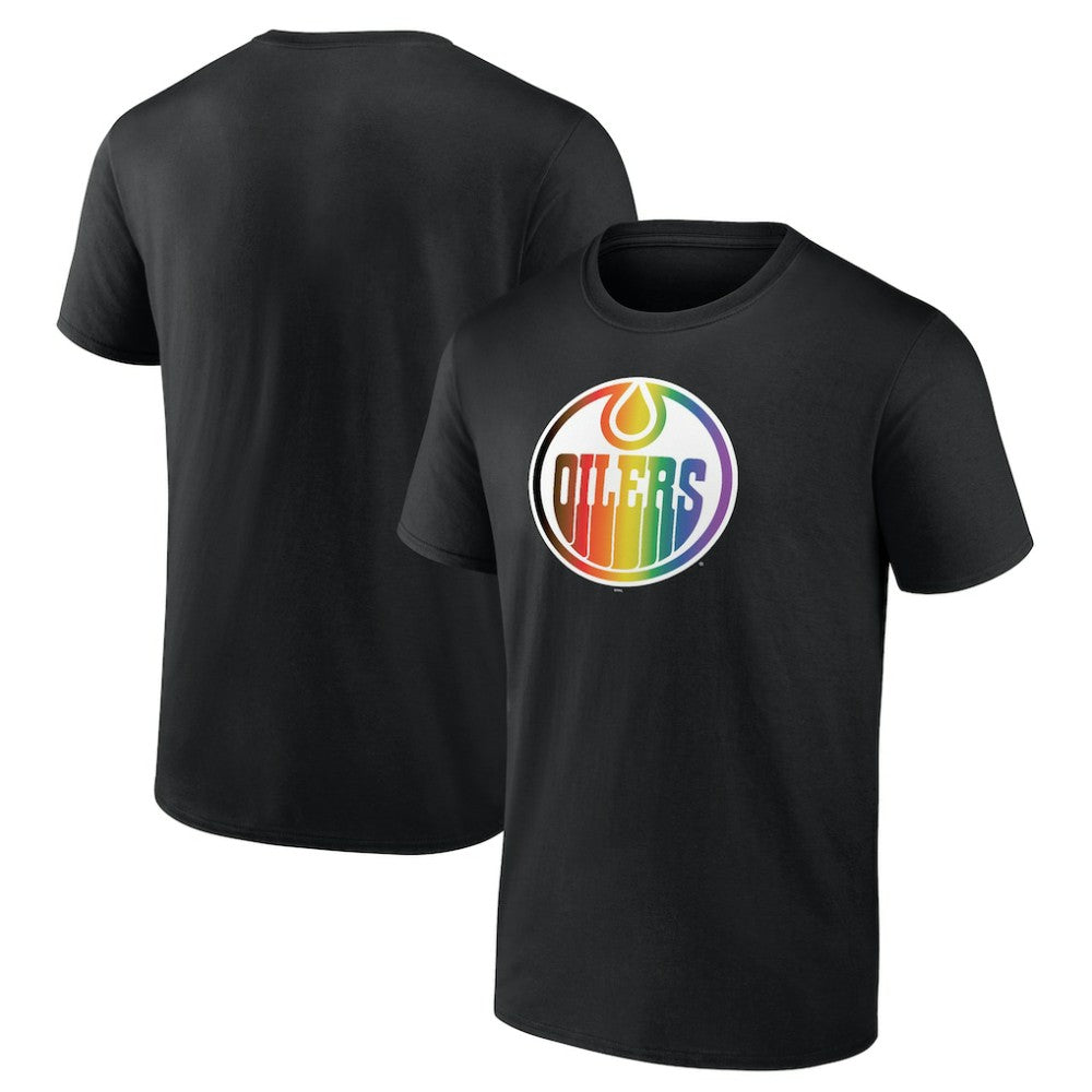 Edmonton Oilers Oilers Pride T-Shirt - Black | US 202545472