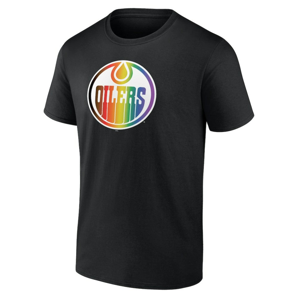 Edmonton Oilers Oilers Pride T-Shirt - Black | US 202545472