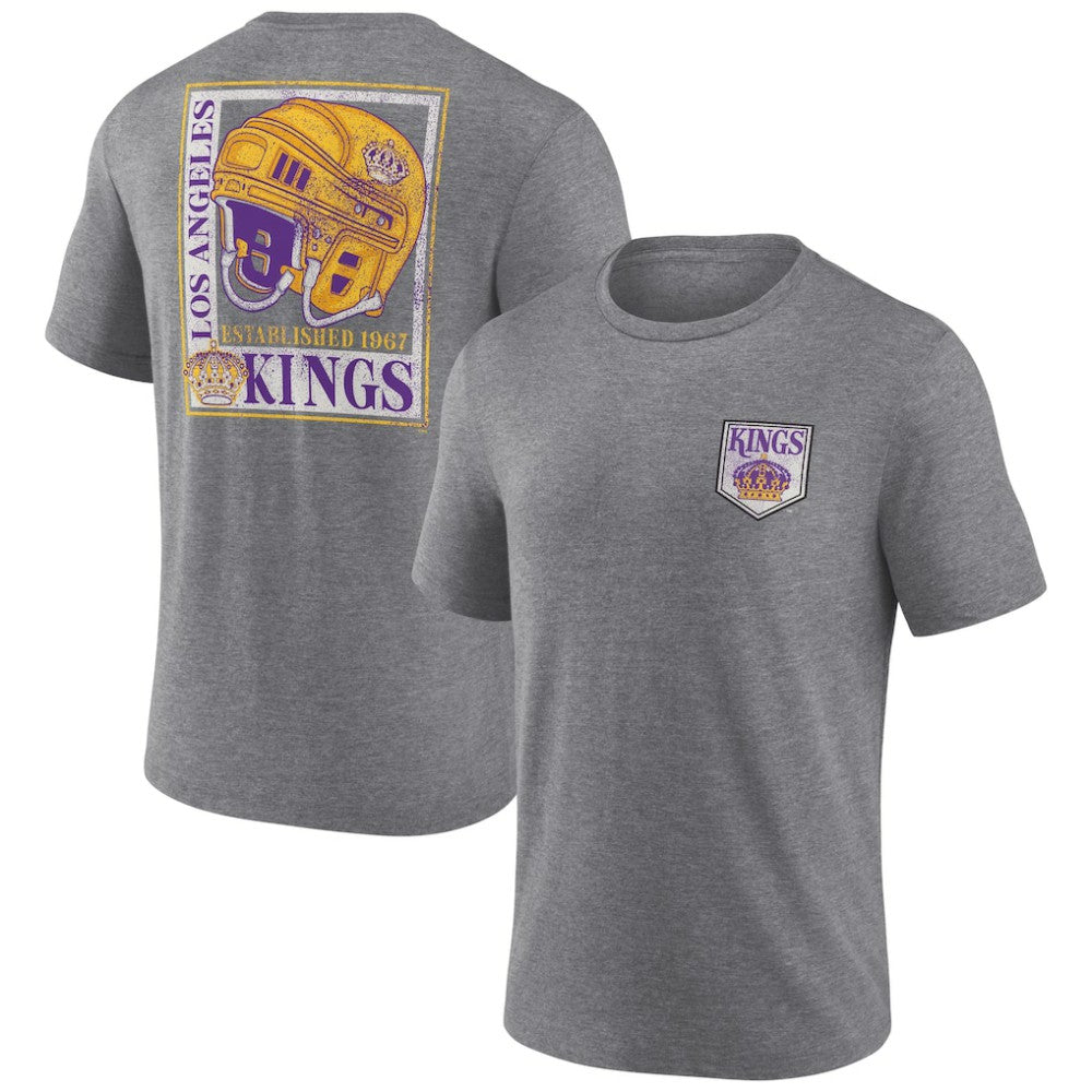 Los Angeles Kings Earnest Will Tri-Blend T-Shirt - Heather Gray | US 202545489