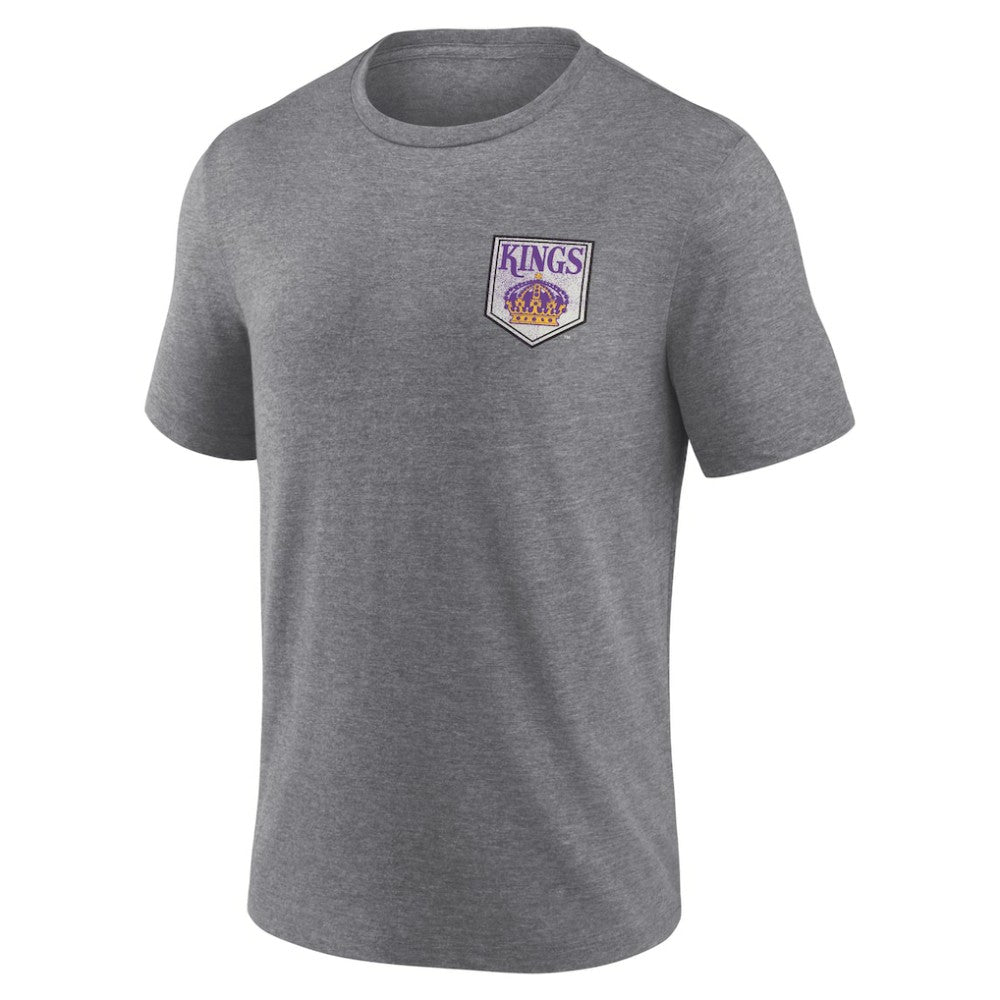 Los Angeles Kings Earnest Will Tri-Blend T-Shirt - Heather Gray | US 202545489