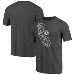 Los Angeles Kings Shoot to Score Tri-Blend T-Shirt - Charcoal | US 202545491