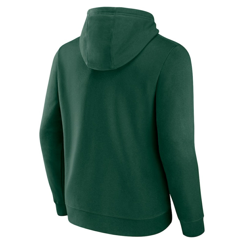 Minnesota Wild Team Lockup Pullover Hoodie - Green | US 202545493