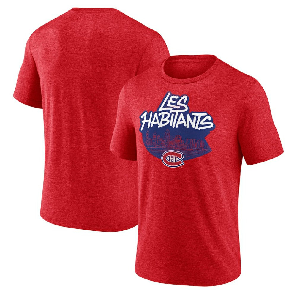 Montreal Canadiens Proclamation Tri-Blend T-Shirt - Red | US 202545500