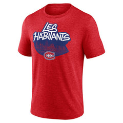 Montreal Canadiens Proclamation Tri-Blend T-Shirt - Red | US 202545500