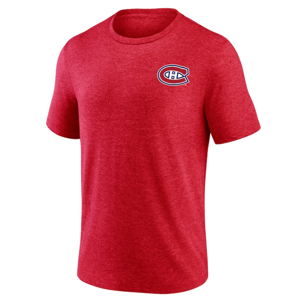 Montreal Canadiens Territorial Tri-Blend T-Shirt - Red | US 202545501