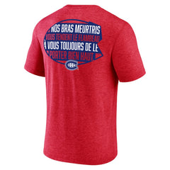 Montreal Canadiens Territorial Tri-Blend T-Shirt - Red | US 202545501