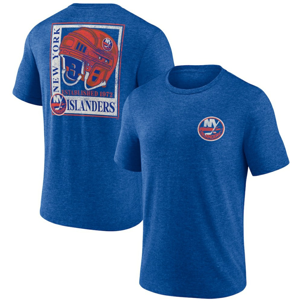 New York Islanders Earnest Will Tri-Blend T-Shirt - Royal | US 202545532