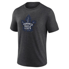 Toronto Maple Leafs Alternate Logo Tri-Blend T-Shirt - Charcoal | US 202545577