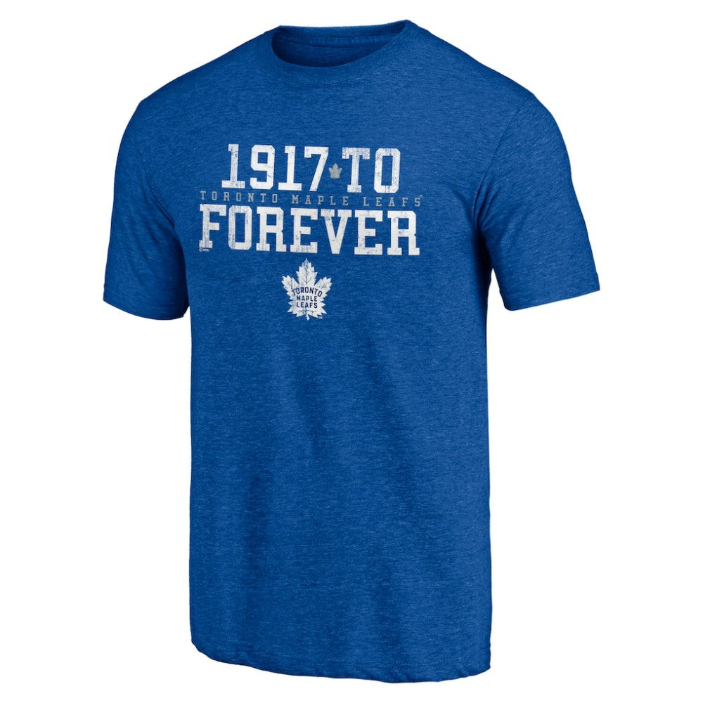 Toronto Maple Leafs Shoot to Score Tri-Blend T-Shirt - Blue | US 202545580