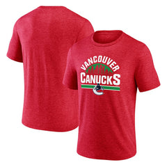 Vancouver Canucks Represent Tri-Blend T-Shirt - Red | US 202545585
