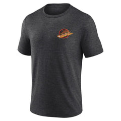 Vancouver Canucks Earnest Will Tri-Blend T-Shirt - Charcoal | US 202545586