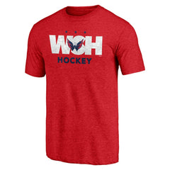 Washington Capitals Shoot to Score Tri-Blend T-Shirt - Red | US 202545597