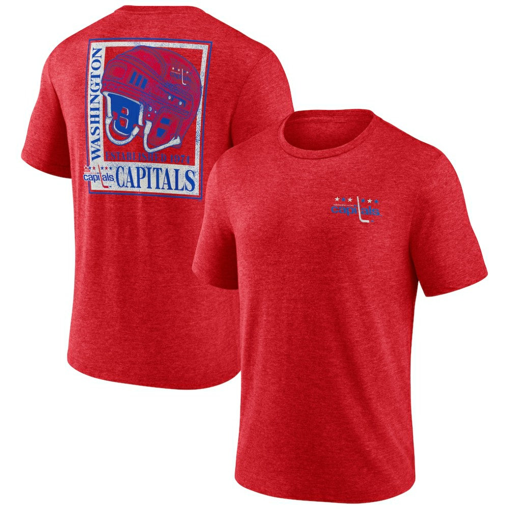 Washington Capitals Earnest Will Tri-Blend T-Shirt - Red | US 202545598
